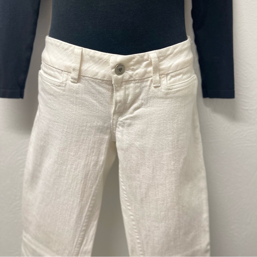 William Rast ultra low rise white jeans size 26